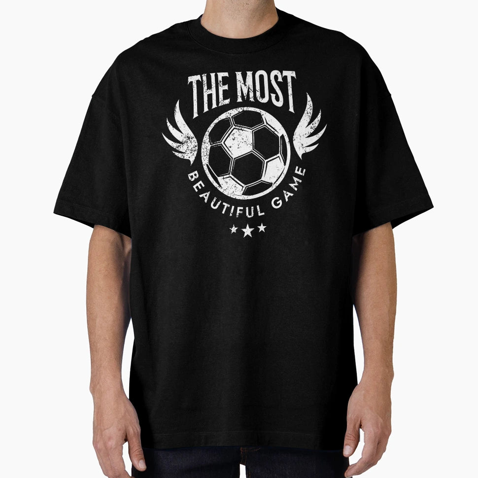 Soccer Most Beautiful Game Soccer Fan T-Shirt - Trendy Graphic for Adults - T-Shirt, Sweatshirt, Hoodie