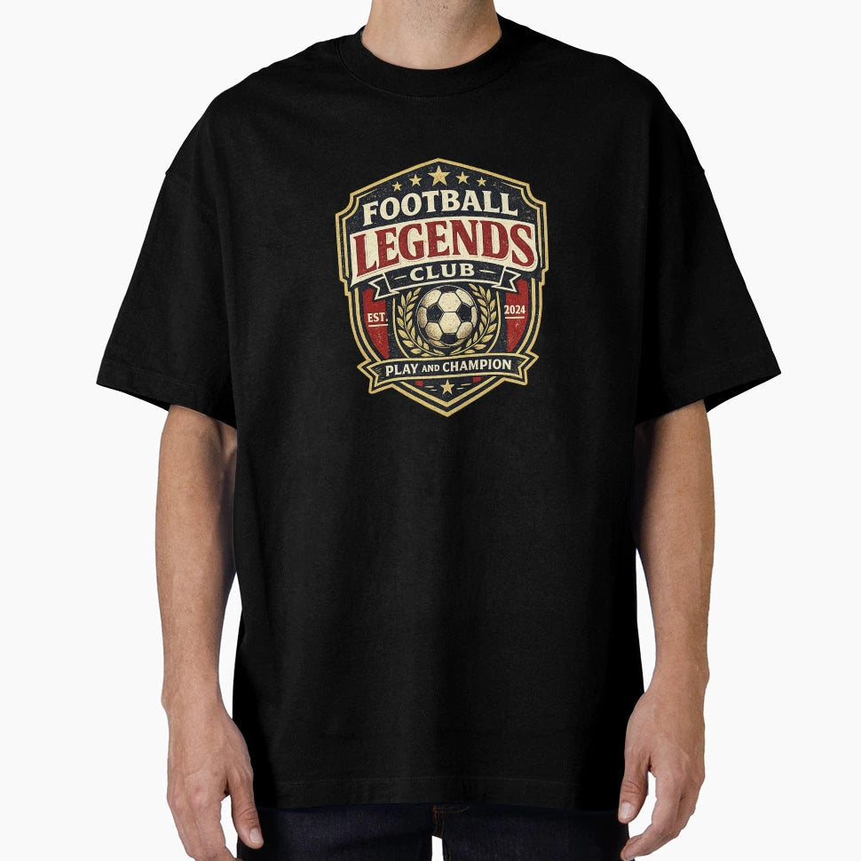 Football Legends Club T-Shirt - Streetwear Style for Adults - T-Shirt, Sweatshirt, Hoodie
