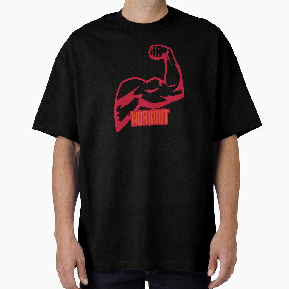 Workout gym foto design by sreckov-desig - Adult & Kids T-Shirts, Sweatshirts & Hoodies apparel design preview 1