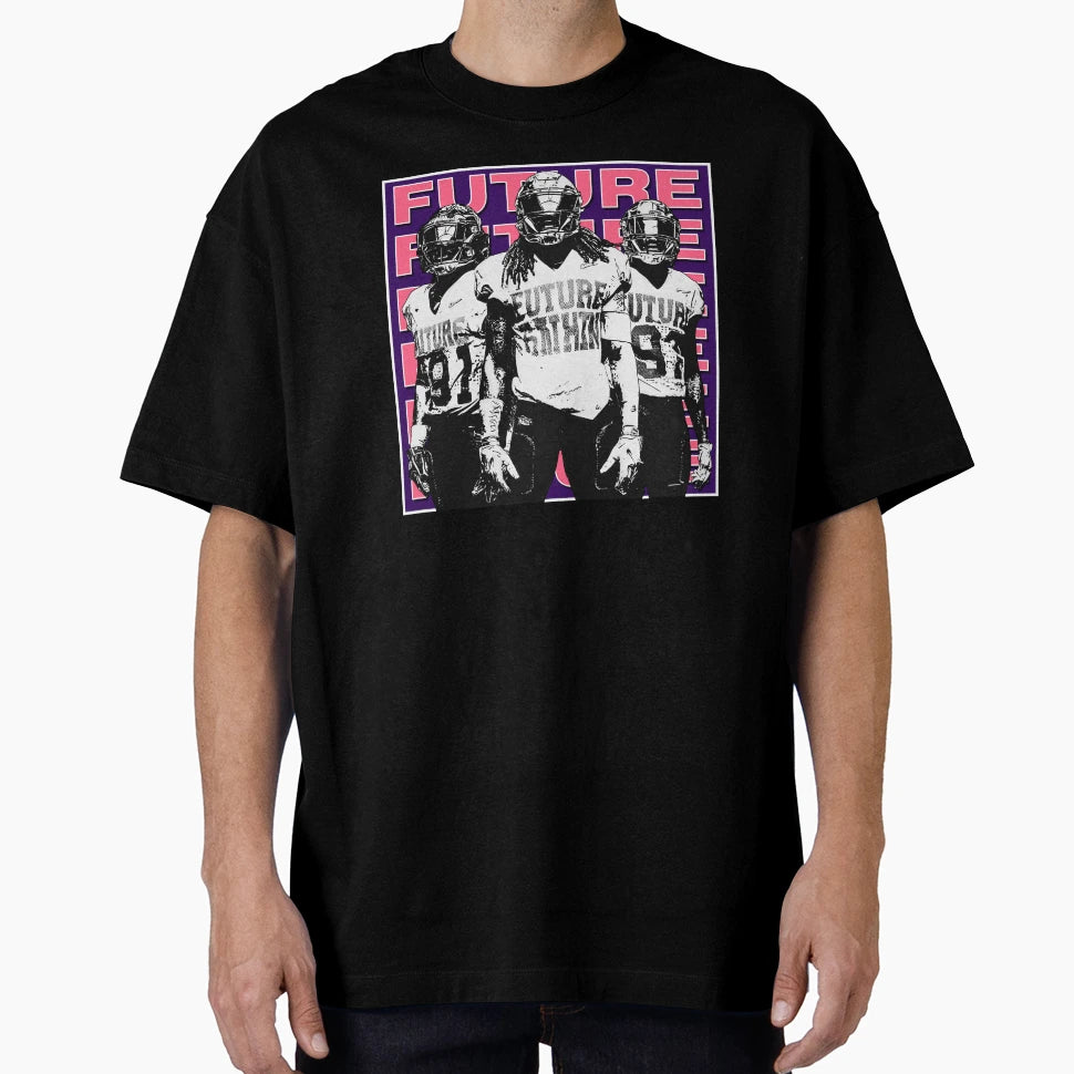 Future Football Legends Neon Power And T-Shirt - Unique Graphic for Adults - T-Shirt, Sweatshirt, Hoodie