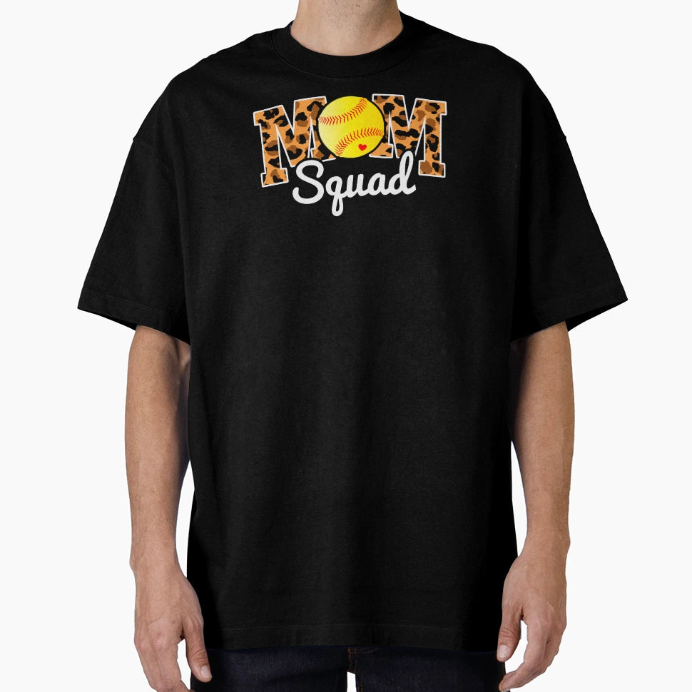 Mom Squad Fastpitch Softball T-Shirt - Unique Graphic Men Women - T-Shirt, Sweatshirt, Hoodie