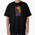 Ecuador Drawn Letters T-Shirt - Novelty Apparel Unisex - T-Shirt, Sweatshirt, Hoodie