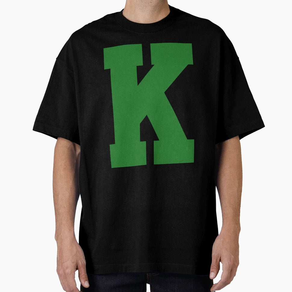 Alphabet Green K Sports Letter K T-Shirt - Fun Novelty Design Unisex - T-Shirt, Sweatshirt, Hoodie