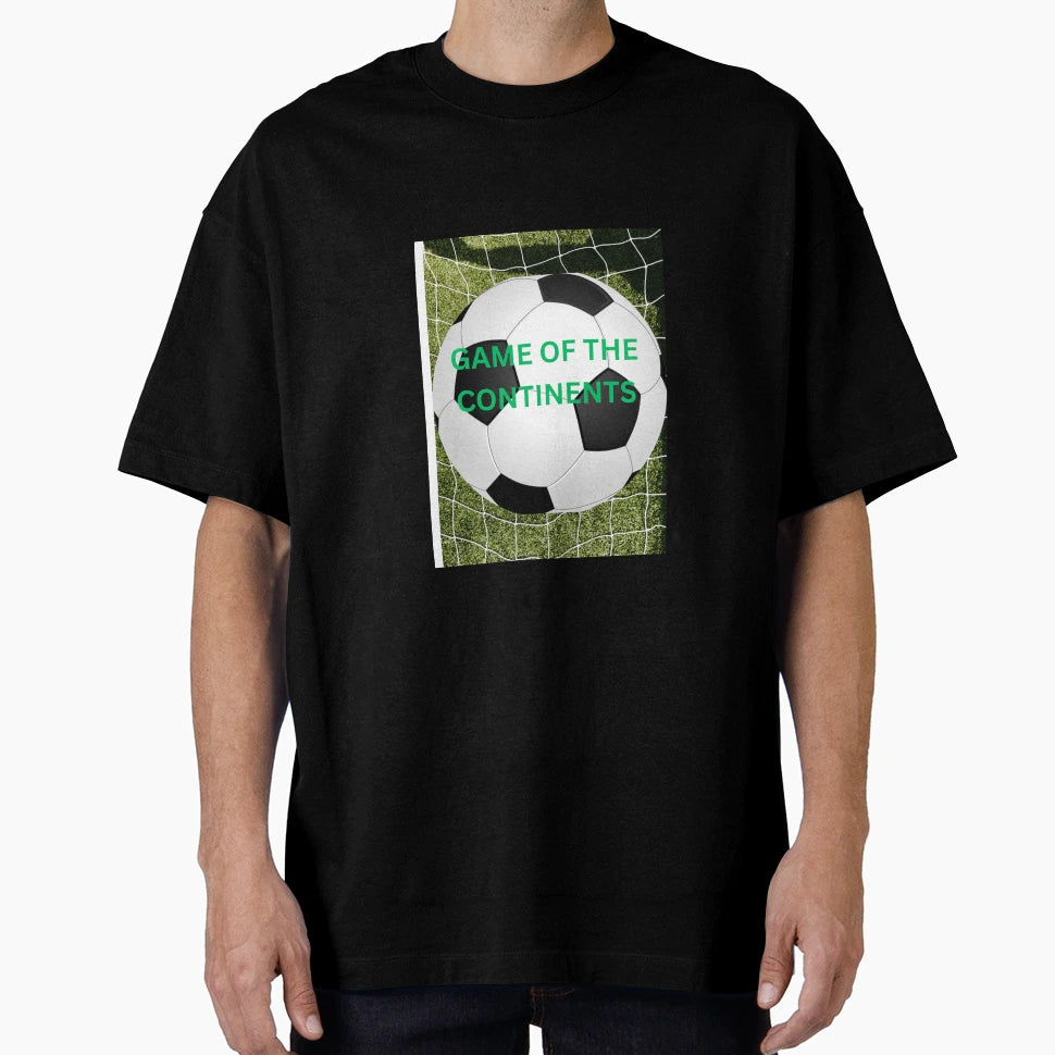 Football Game Continents T-Shirt - Aesthetic Graphic for Adults - T-Shirt, Sweatshirt, Hoodie