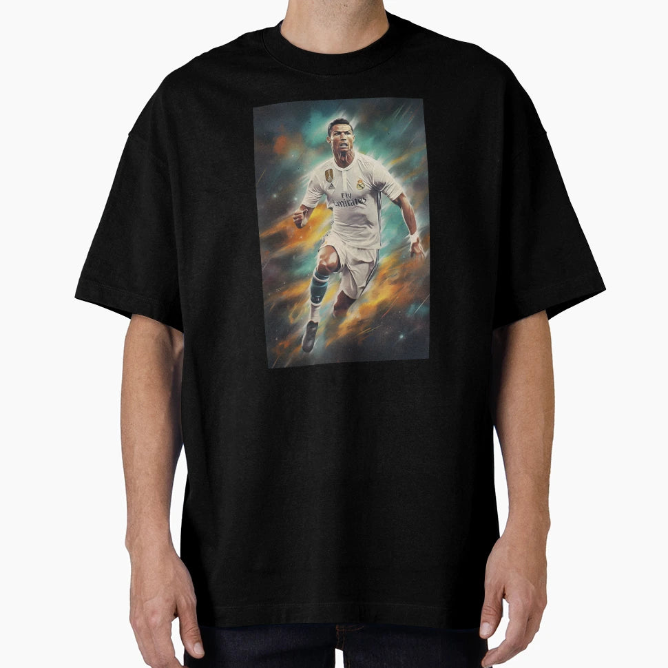 Cristiano Ronaldo Star T-Shirt - Custom Art Print for Adults - T-Shirt, Sweatshirt, Hoodie