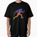 American Football Player Watercolor T-Shirt - Unique Graphic Men Women - T-Shirt, Sweatshirt, Hoodie