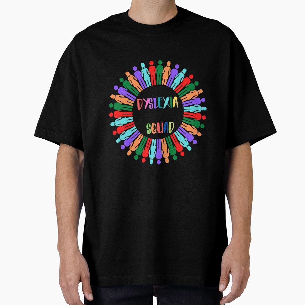 Copy Dyslexia Squad World Dyslexia T-Shirt - Graphic Print for Adults - T-Shirt, Sweatshirt, Hoodie