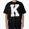 Alphabet White K Sports Letter K T-Shirt - Streetwear Style Unisex - T-Shirt, Sweatshirt, Hoodie