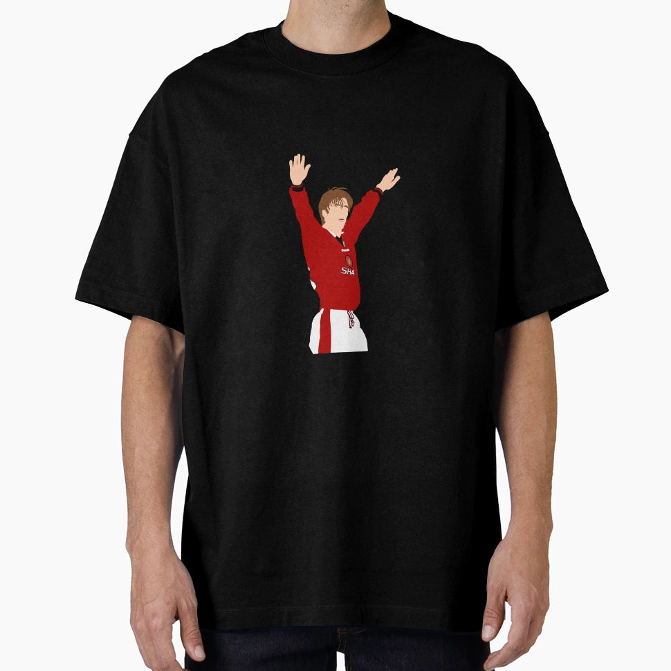 David Beckham Iconic Goal T-Shirt - Aesthetic Graphic for Adults - T-Shirt, Sweatshirt, Hoodie