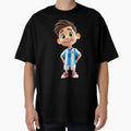 Lionel Messi Cartoon T-Shirt - Streetwear Style Men Women - T-Shirt, Sweatshirt, Hoodie