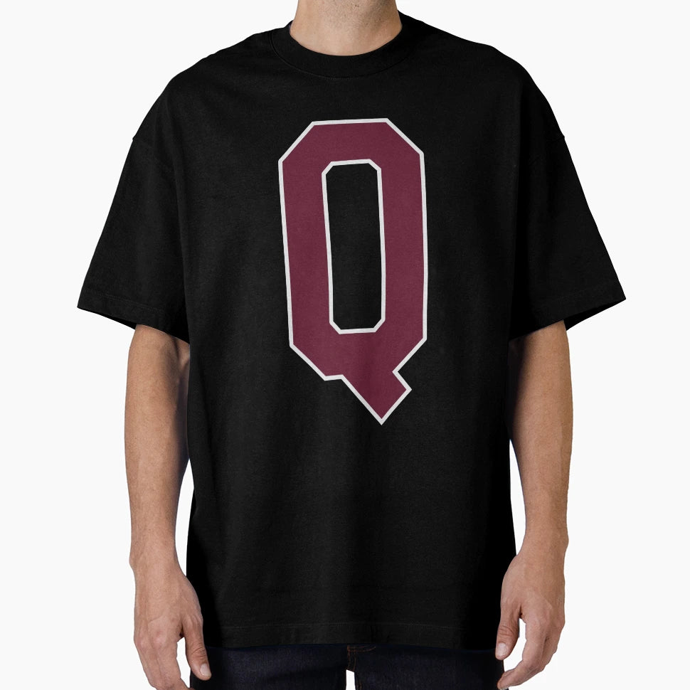 Letter Q Bold Collegiate Font T-Shirt - Streetwear Style for Adults - T-Shirt, Sweatshirt, Hoodie