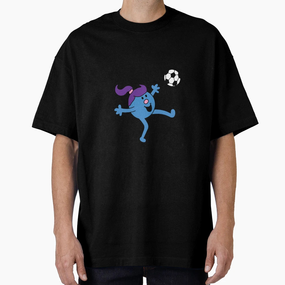 Little Miss Footballer T-Shirt - Casual Everyday Wear Men Women - T-Shirt, Sweatshirt, Hoodie