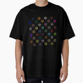 Abstract Multi Color Football Soccer T-Shirt - Aesthetic Graphic Men Women - T-Shirt, Sweatshirt, Hoodie