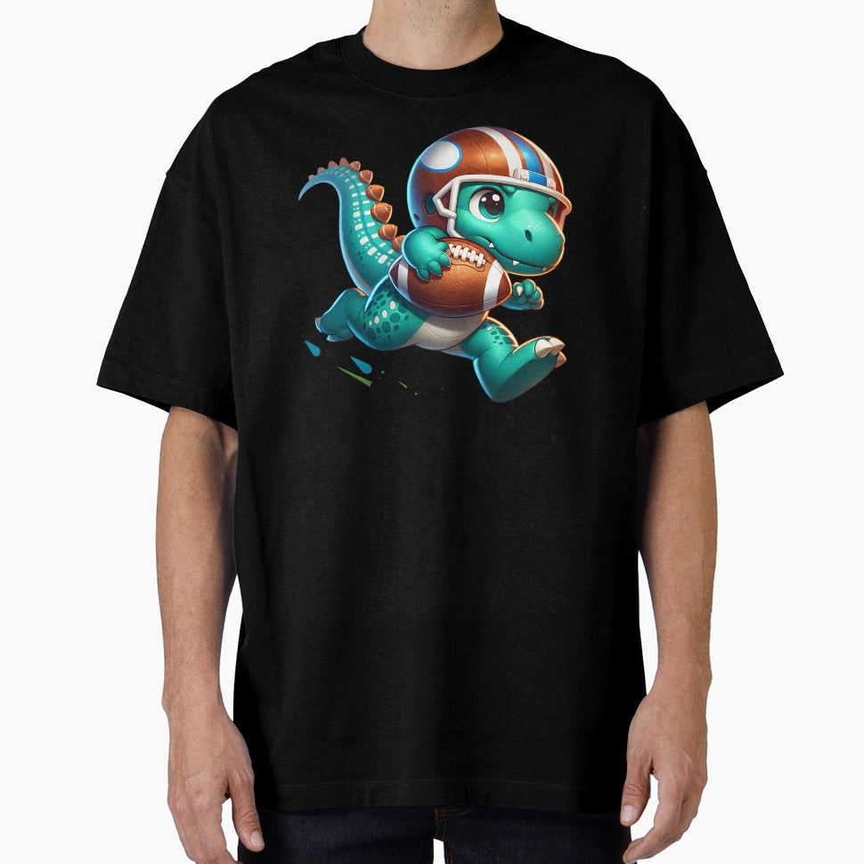 Fantay Football T Rex T-Shirt - Trendy Graphic Unisex - T-Shirt, Sweatshirt, Hoodie