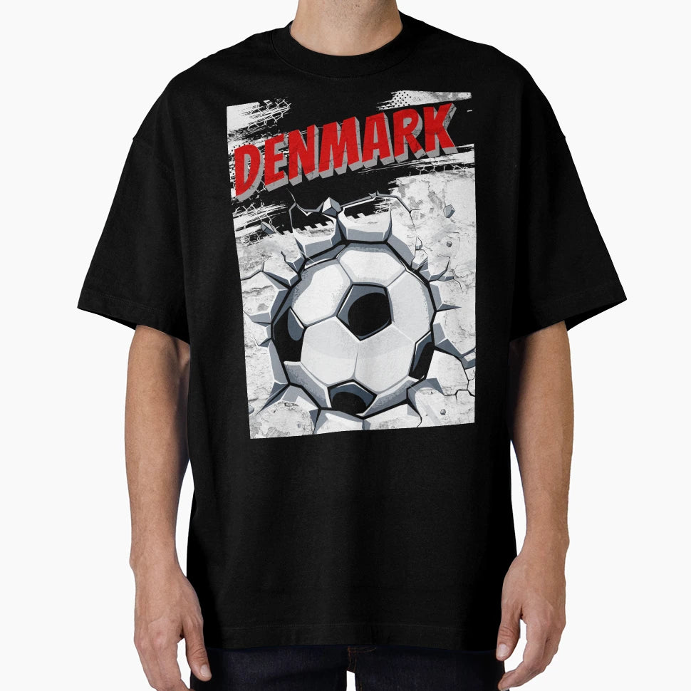 Danish Football Denmark Fan Article T-Shirt - Novelty Apparel Men Women - T-Shirt, Sweatshirt, Hoodie