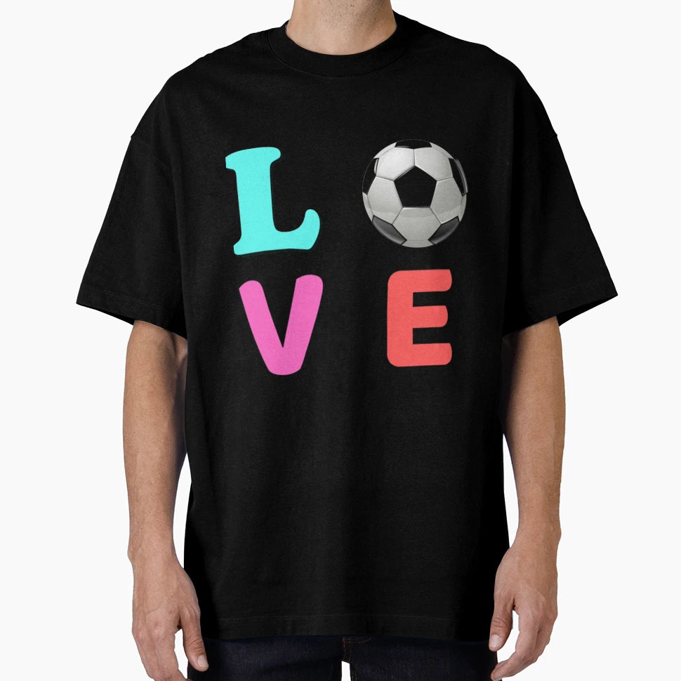 Love Soccer T-Shirt - Aesthetic Graphic Men Women - T-Shirt, Sweatshirt, Hoodie