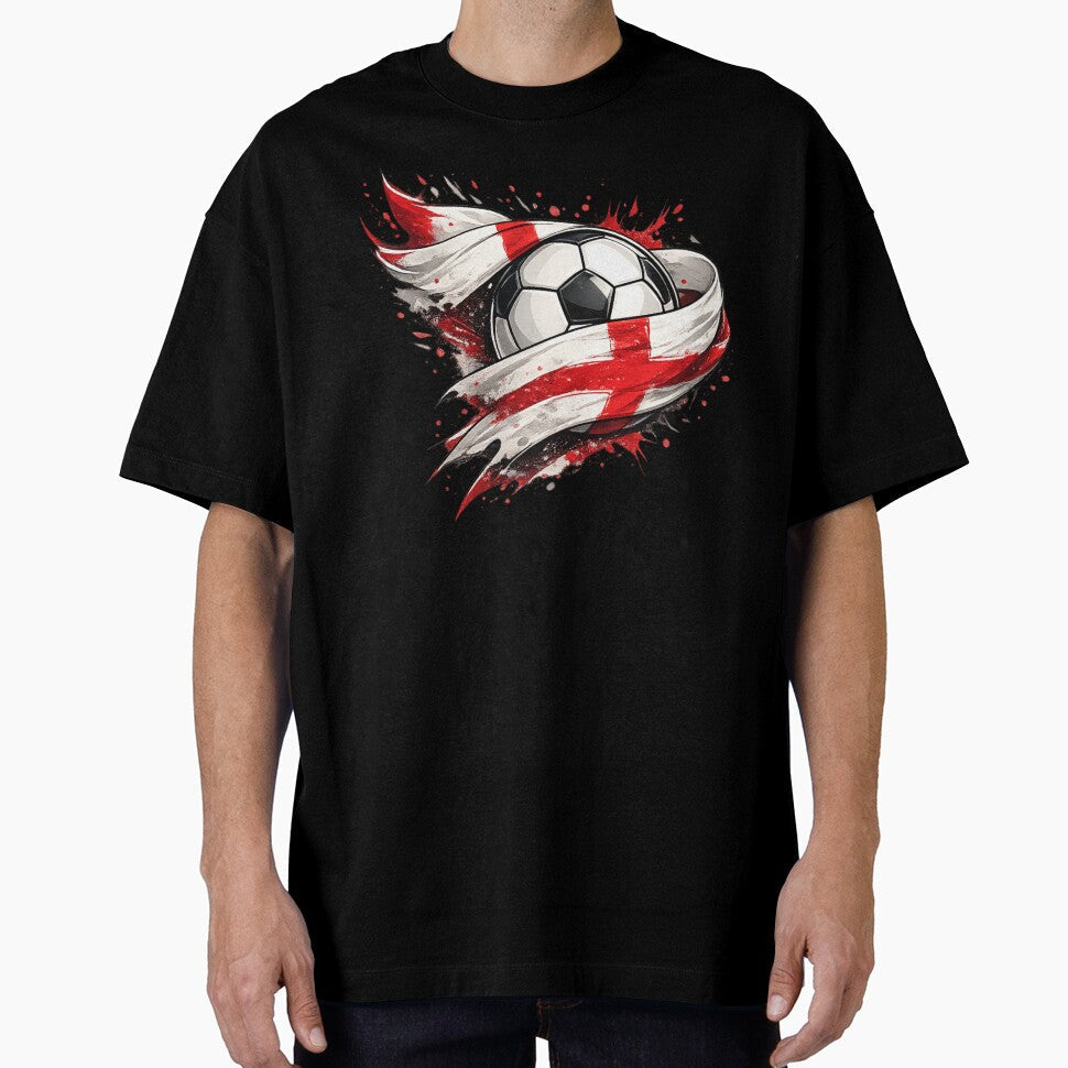 England Soccer Fan Gift by Corvoria - Adult & Kids T-Shirts, Sweatshirts & Hoodies apparel design preview 1