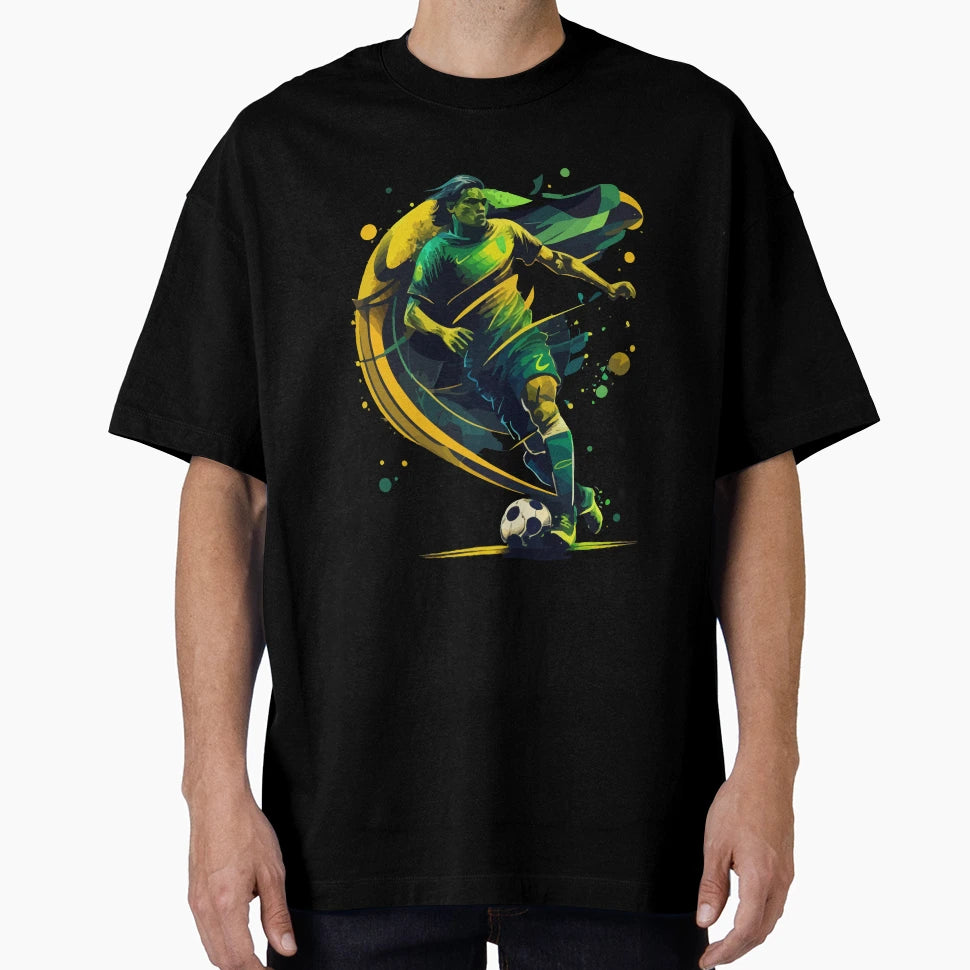 Brazil Soccer Quality Art T-Shirt - Unique Graphic Unisex - T-Shirt, Sweatshirt, Hoodie