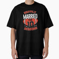 Married 10 Years American Football T-Shirt - Custom Art Print for Adults - T-Shirt, Sweatshirt, Hoodie