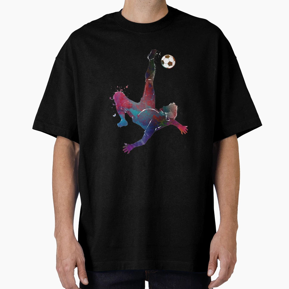 Football Player Sport Art Football T-Shirt - Aesthetic Graphic Men Women - T-Shirt, Sweatshirt, Hoodie
