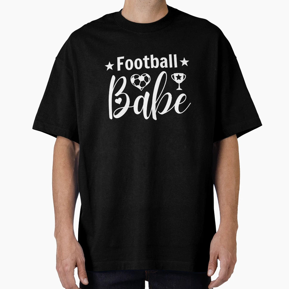 Football Babe Female Soccer Player T-Shirt - Minimalist Print Men Women - T-Shirt, Sweatshirt, Hoodie
