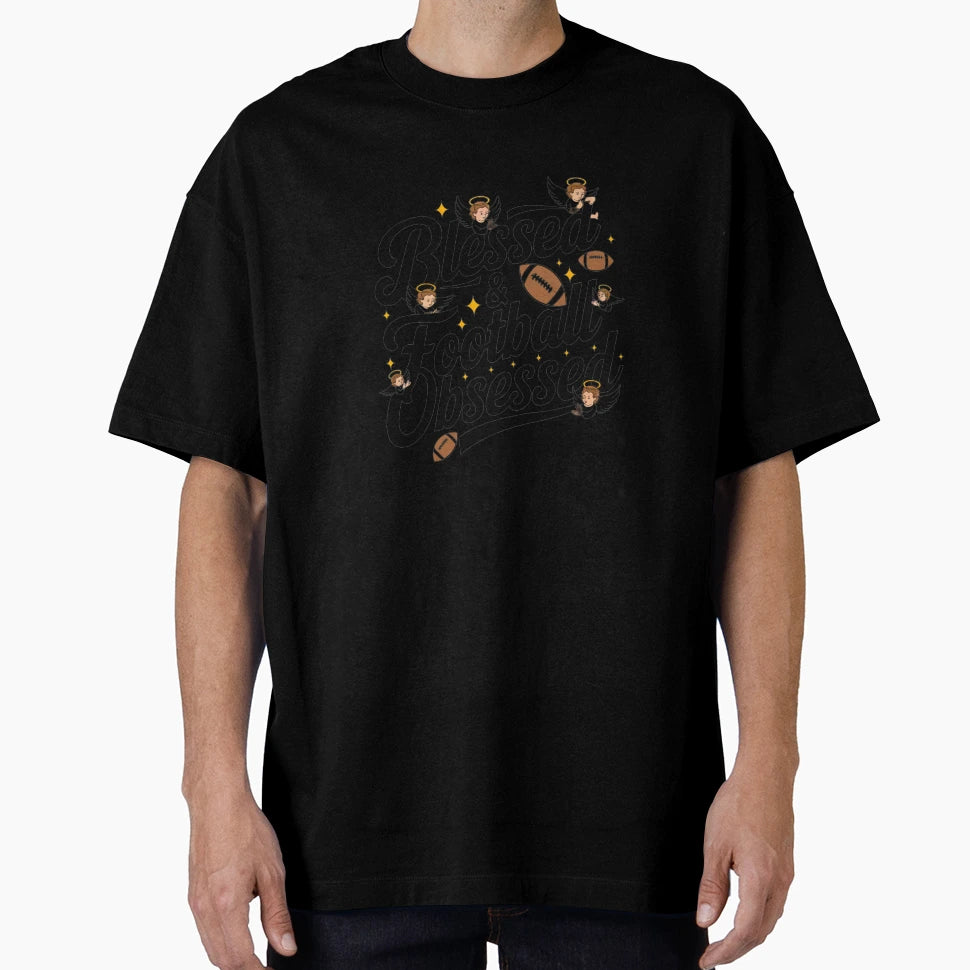 Blessed Football T-Shirt - Graphic Print for Adults - T-Shirt, Sweatshirt, Hoodie