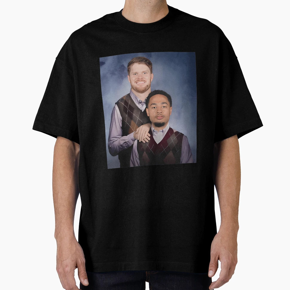 Sam Darnold Jaxon Smith Njigba T-Shirt - Custom Art Print for Adults - T-Shirt, Sweatshirt, Hoodie