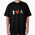 I Love Football T-Shirt - Minimalist Print Unisex - T-Shirt, Sweatshirt, Hoodie