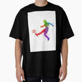 Soccer Player Watercolor Running Soccer T-Shirt - Trendy Graphic Men Women - T-Shirt, Sweatshirt, Hoodie
