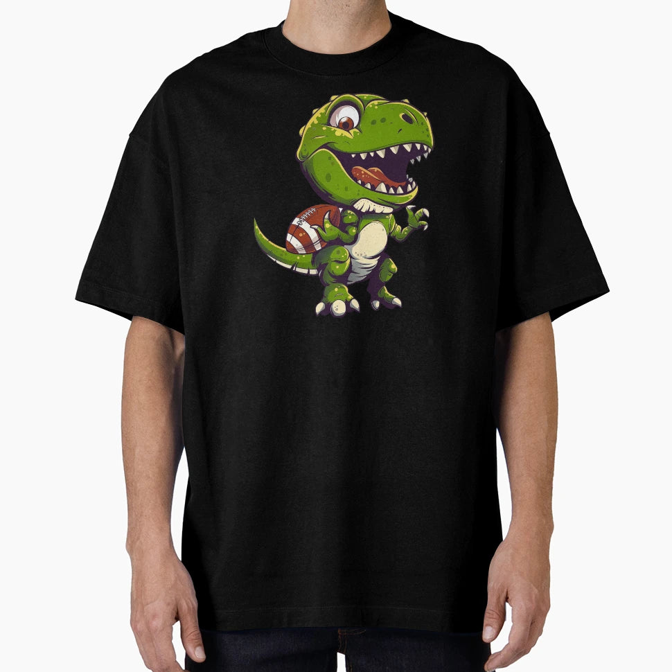 Dino Football T-Shirt - Streetwear Style Unisex - T-Shirt, Sweatshirt, Hoodie