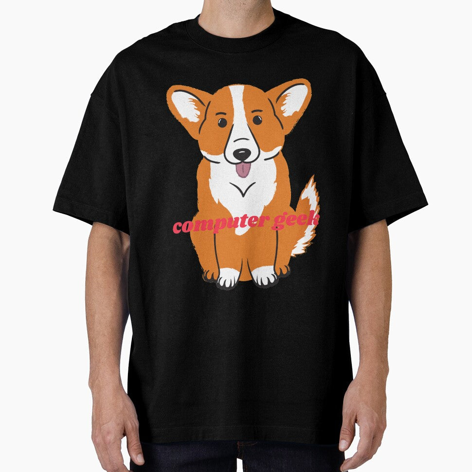 Computer dog geek lover forever by johnrk - Adult & Kids T-Shirts, Sweatshirts & Hoodies apparel design preview 1
