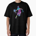 Basketball Watercolor Painting T-Shirt - Casual Everyday Wear Men Women - T-Shirt, Sweatshirt, Hoodie