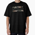 Fun fact i don't care Sarcastic quote by Blonc-ou - Adult & Kids T-Shirts, Sweatshirts & Hoodies apparel design preview 1