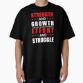 Cute Motivational Quotes Strength, Growth, Effort And - Adult & Kids T-Shirts, Sweatshirts & Hoodies apparel design preview 1
