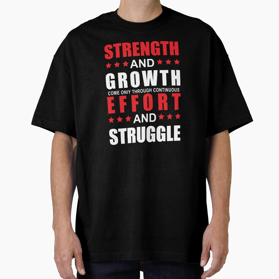 Cute Motivational Quotes Strength, Growth, Effort And - Adult & Kids T-Shirts, Sweatshirts & Hoodies apparel design preview 1