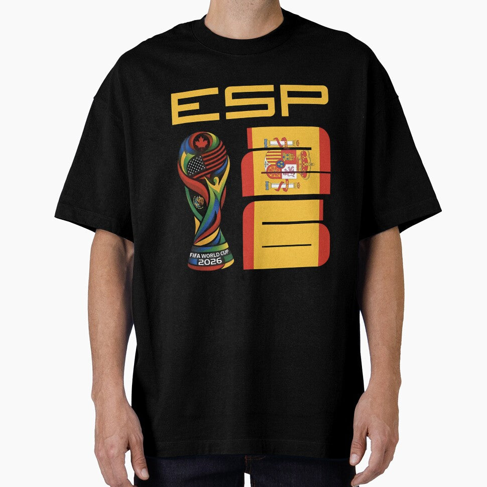 Spain Soccer World Cup 2026 Fan Art ESP La Roja by - Adult & Kids T-Shirts, Sweatshirts & Hoodies apparel design preview 1