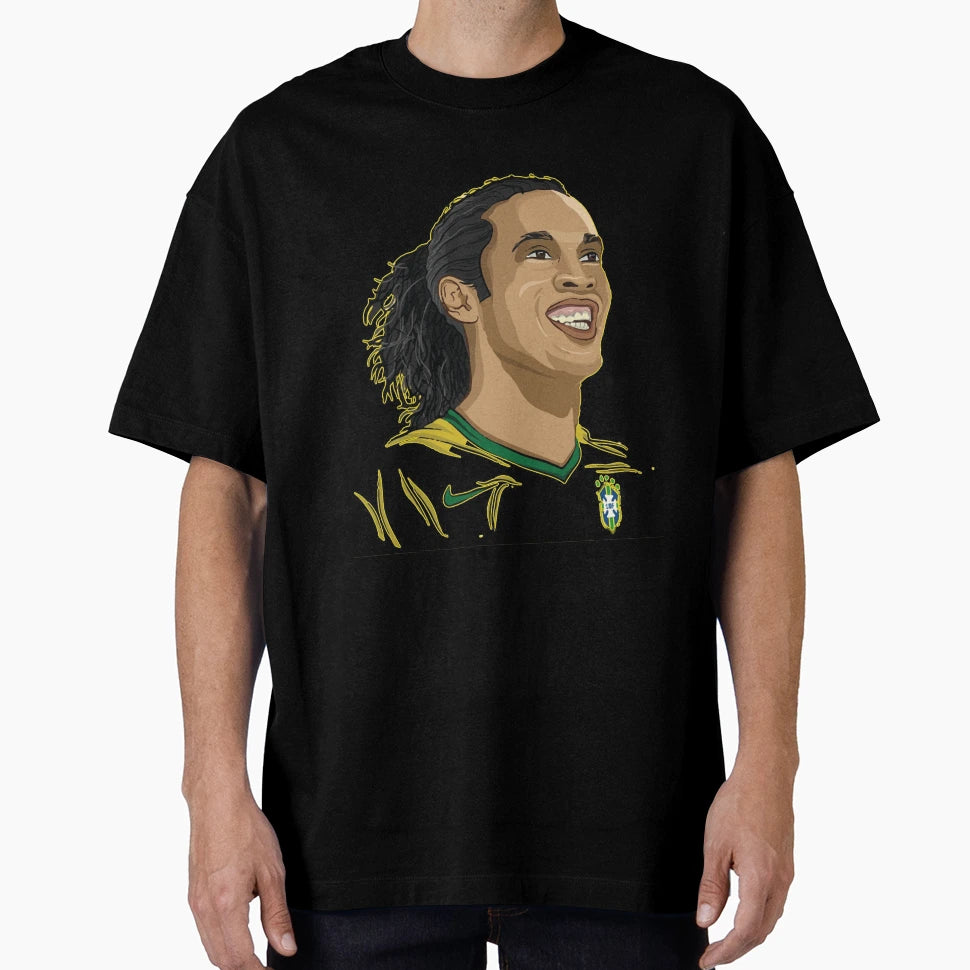 Ronaldinho T-Shirt - Unique Graphic for Adults - T-Shirt, Sweatshirt, Hoodie