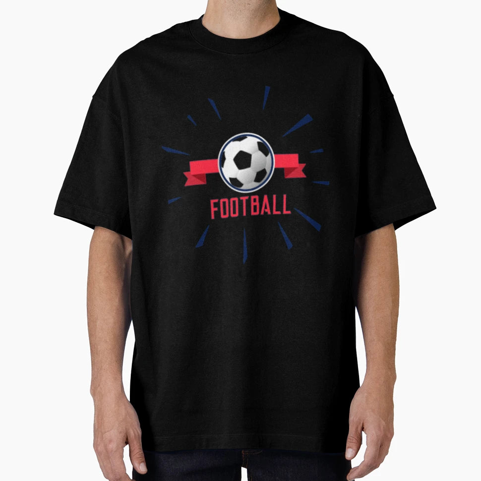 Football T-Shirt - Minimalist Print Men Women - T-Shirt, Sweatshirt, Hoodie
