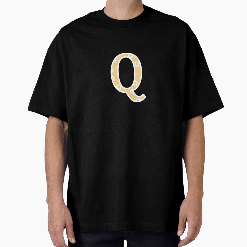Letter Q Costume Halloween T-Shirt - Graphic Print for Adults - T-Shirt, Sweatshirt, Hoodie