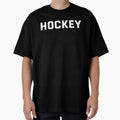 Hockey Player Jersey Text T-Shirt - Casual Everyday Wear Men Women - T-Shirt, Sweatshirt, Hoodie