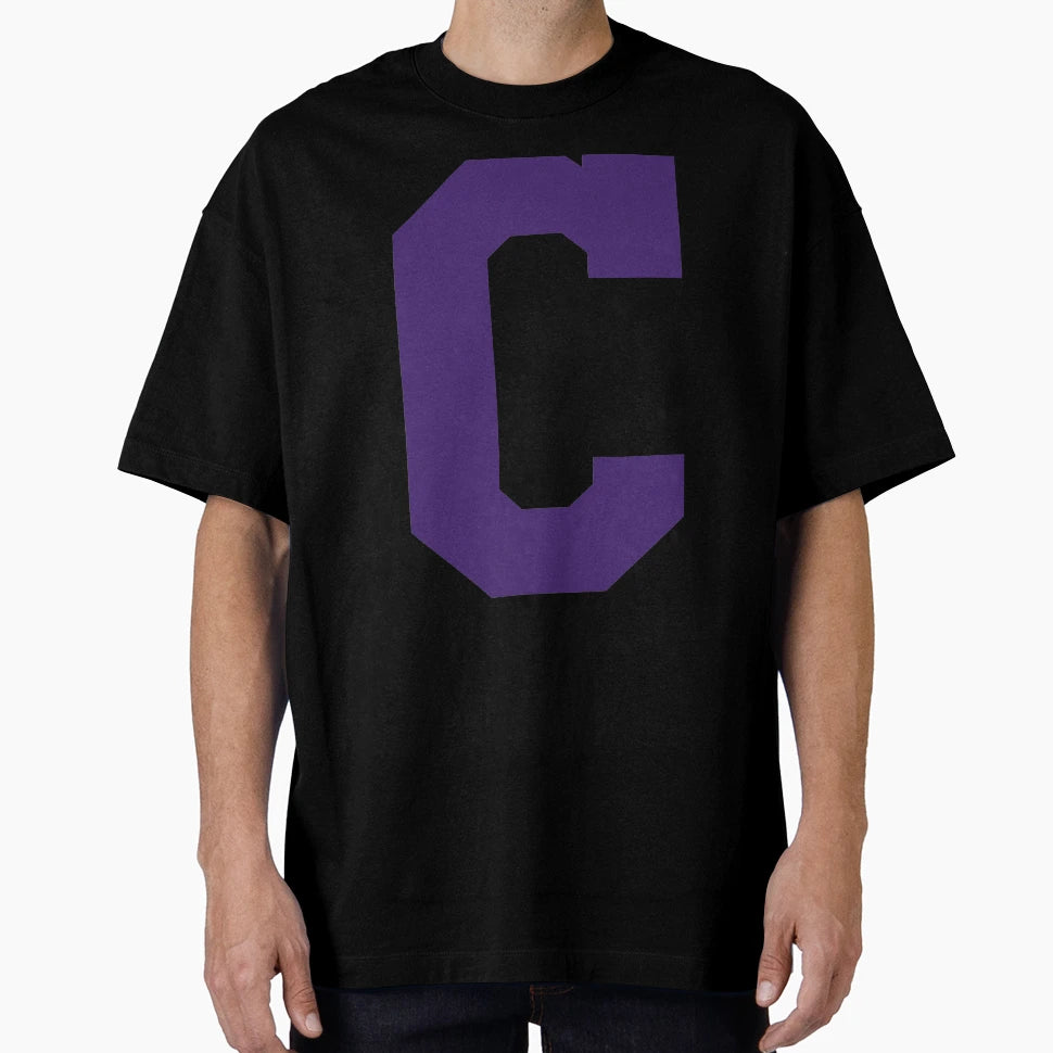 Alphabet Purple C Sports Letter C T-Shirt - Unique Graphic Men Women - T-Shirt, Sweatshirt, Hoodie