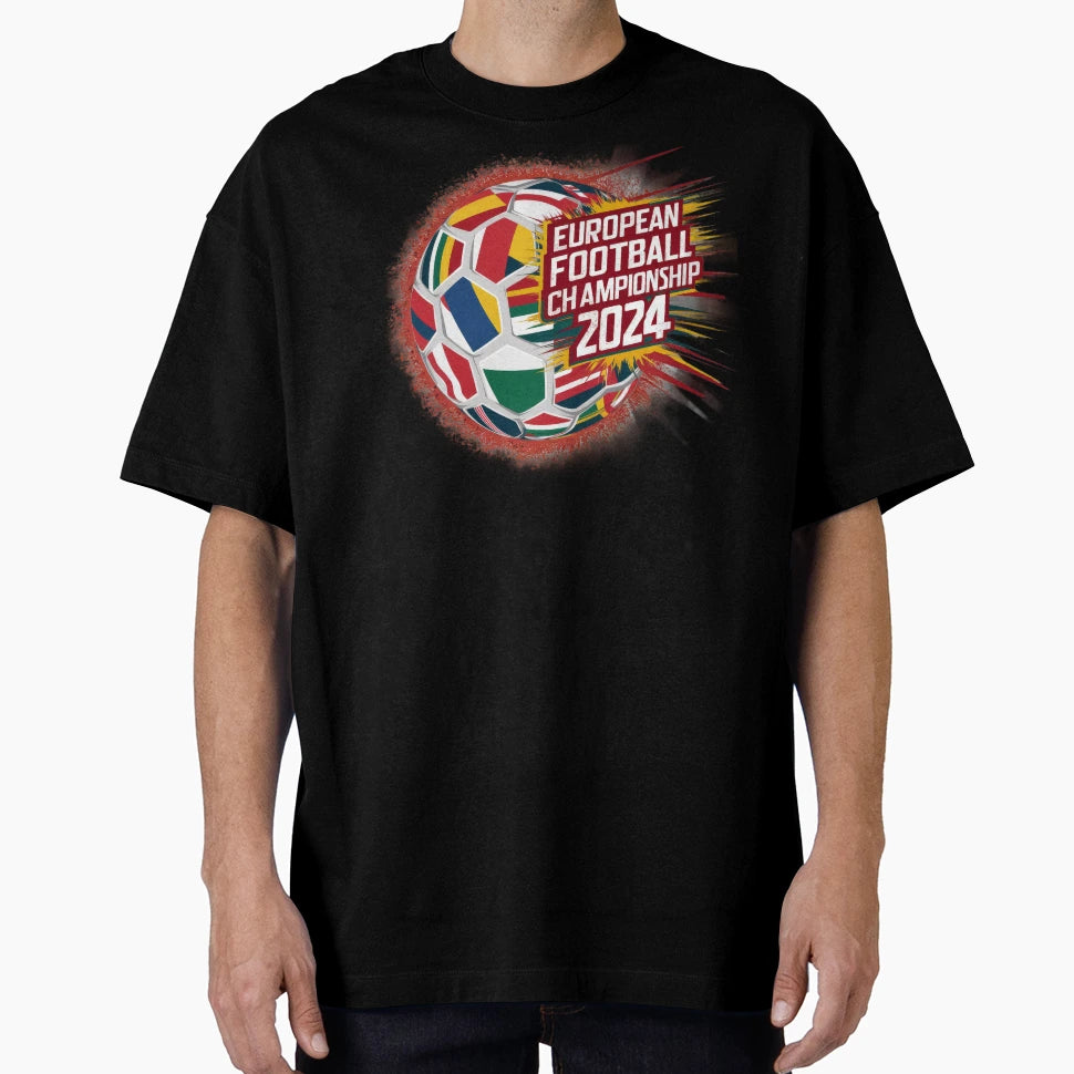 European Football Championship Germany 2024 T-Shirt - Graphic Print Unisex - T-Shirt, Sweatshirt, Hoodie