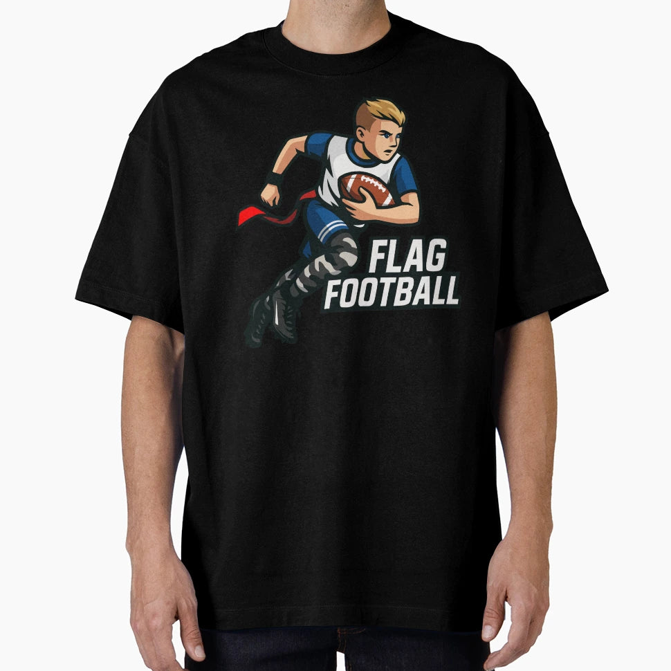 Flag Football T-Shirt - Fun Novelty Design for Adults - T-Shirt, Sweatshirt, Hoodie