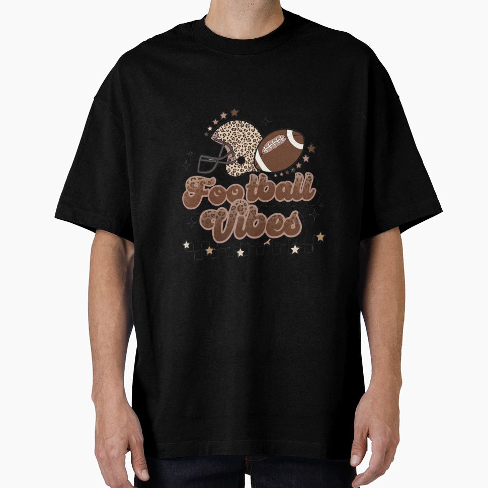 Gridiron Glam Football Vibes Trendy Game T-Shirt - Graphic Print Unisex - T-Shirt, Sweatshirt, Hoodie