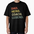 Dad Coach T-Shirt - Minimalist Print Men Women - T-Shirt, Sweatshirt, Hoodie