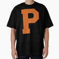 Alphabet Orange P Sports Letter P T-Shirt - Casual Everyday Wear Men Women - T-Shirt, Sweatshirt, Hoodie