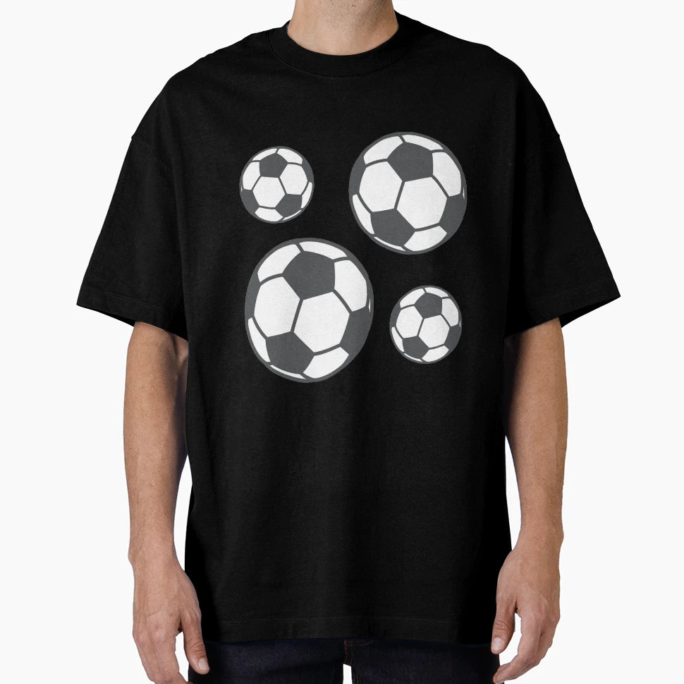 Soccer Balls Set 4 T-Shirt - Trendy Graphic Unisex - T-Shirt, Sweatshirt, Hoodie