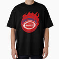 Football Red America Football T-Shirt - Casual Everyday Wear for Adults - T-Shirt, Sweatshirt, Hoodie