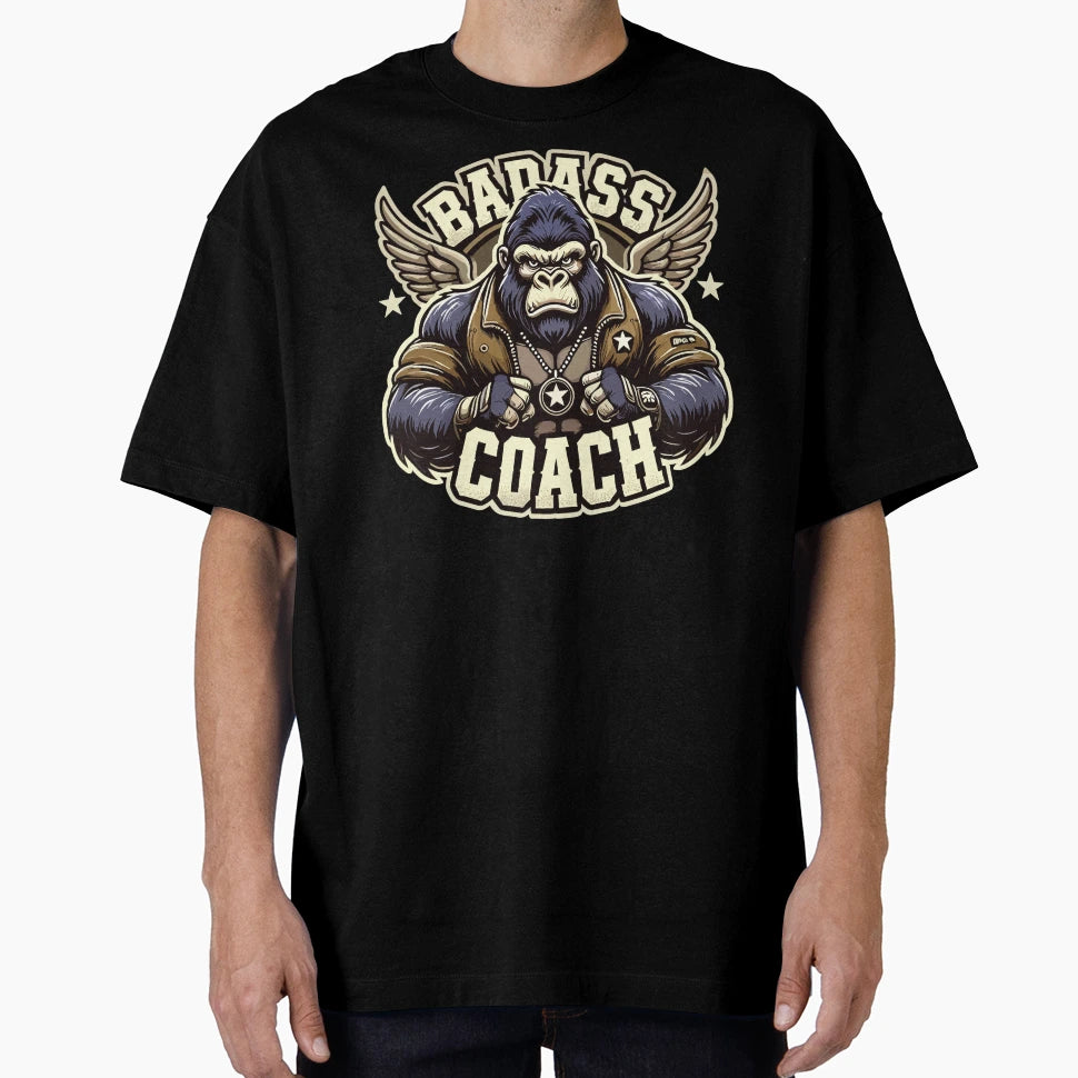 Tough Trainer Coach Gorilla Gift T-Shirt - Fun Novelty Design for Adults - T-Shirt, Sweatshirt, Hoodie