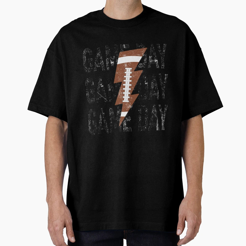 Game Day Football American Football T-Shirt - Minimalist Print for Adults - T-Shirt, Sweatshirt, Hoodie